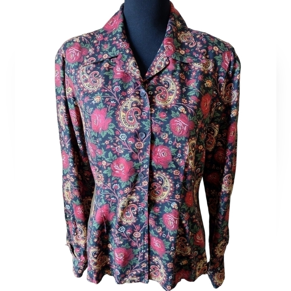 JONES Wear French Cuff Blouse
